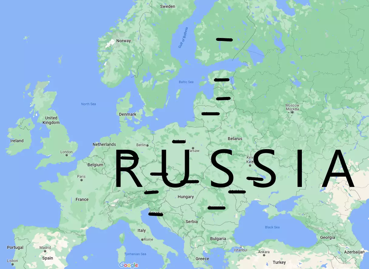 Администраторы Google Maps попросили Россию уточнить, как изменятся границыв Европе в ближайшие годы
