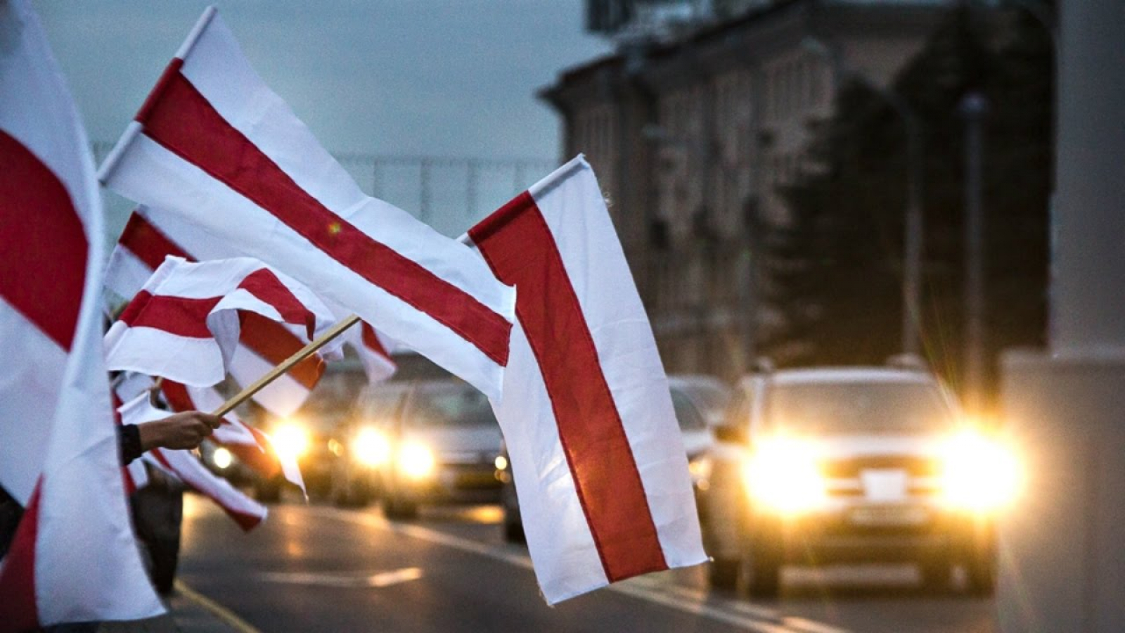 Флаг Белоруссии бело красно