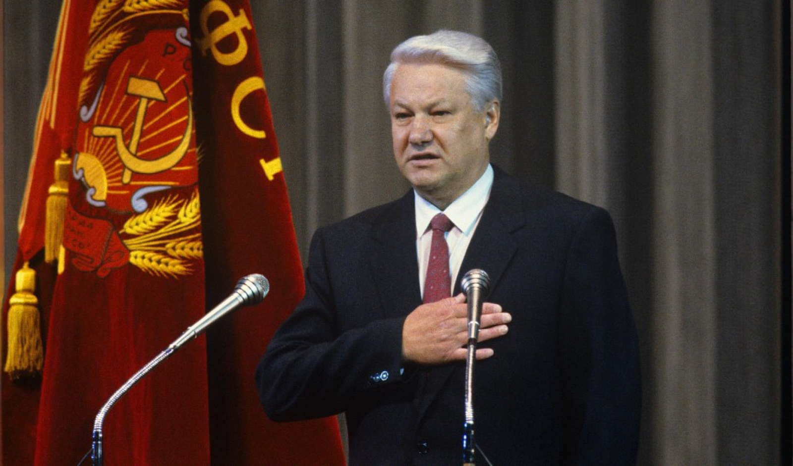 Президентство б н ельцина. Инаугурация Ельцина 1991.