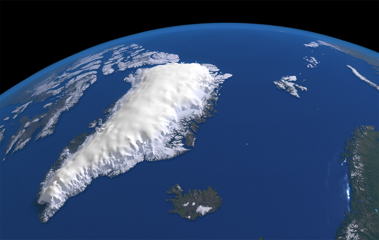 Остров большая земля. Остров Гренландия космический снимок. Гренландия самый большой остров на земле. Северный Ледовитый океан со спутника. Гренландия со спутника.