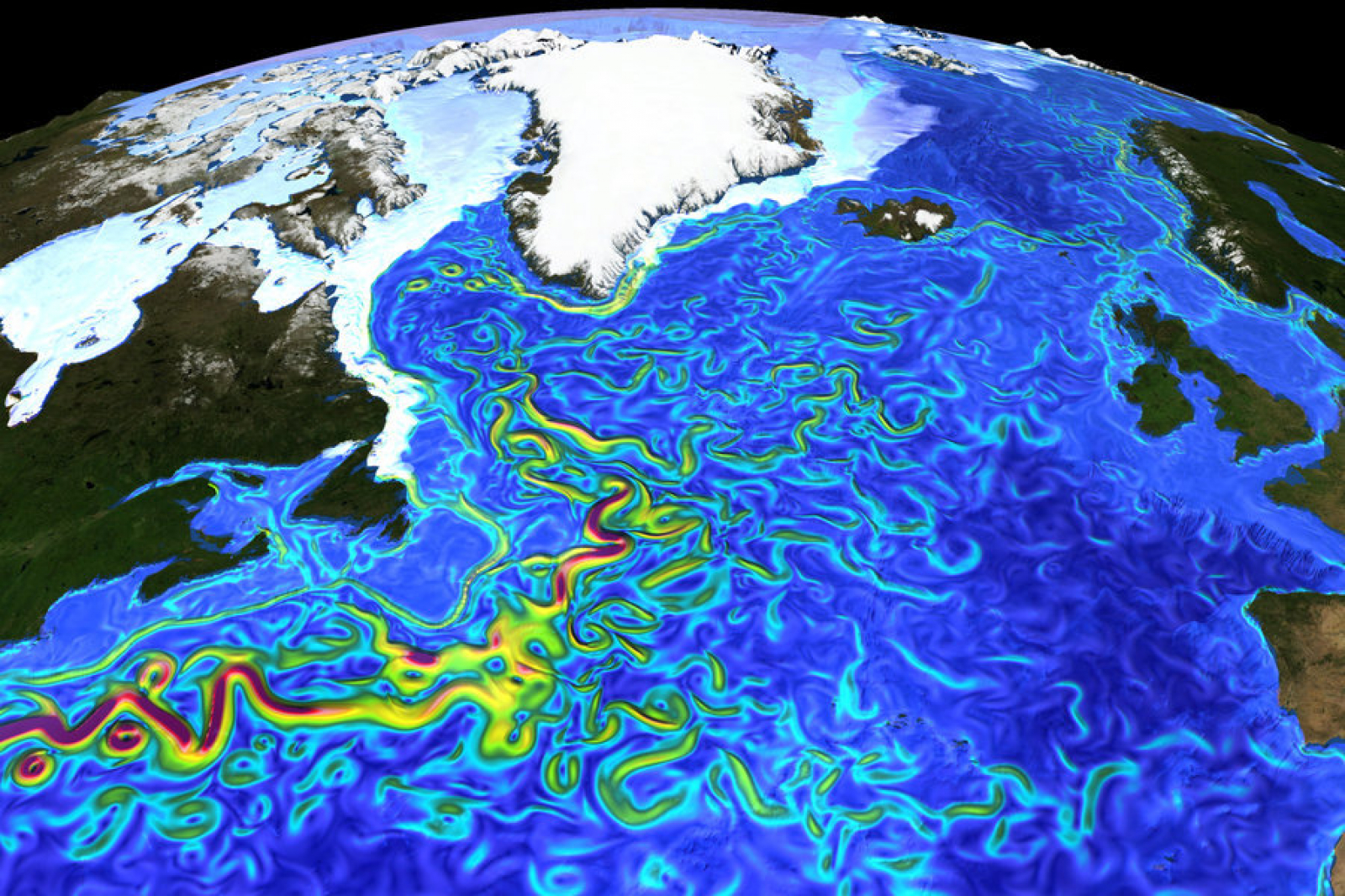 Течение вод атлантического океана